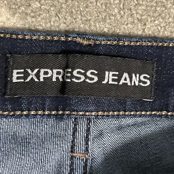 Express Mia Mid Rise Slim Flare Jeans Women's Size 6R - Picture 8 of 10